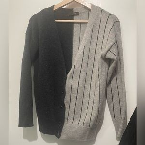 Copine two tone cardigan or top